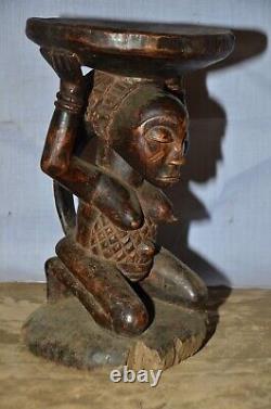 African art. Luba stool from katanga Congo DRC