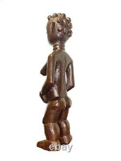 African art, handcrafted from one Black Ebony Statue of Woman sculpture 802