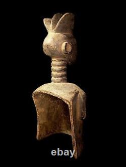 African art handcrafted from one piece Statues Ritual fetish Suku sculpture 782