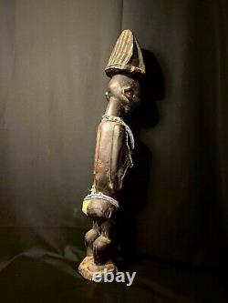 African art handcrafted from one piece sculpture special handmade carving, 57