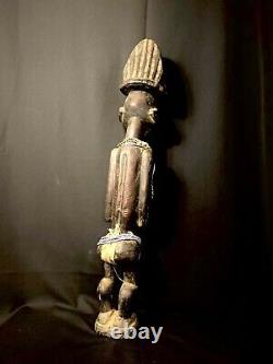 African art handcrafted from one piece sculpture special handmade carving, 57