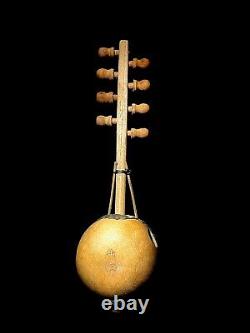 African art handcrafted from one piece wood Kora African String Instrument 955