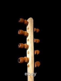 African art handcrafted from one piece wood Kora African String Instrument 957