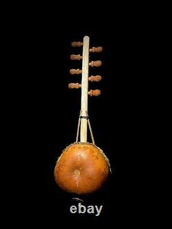 African art handcrafted from one piece wood Kora African String Instrument 957