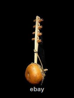 African art handcrafted from one piece wood Kora African String Instrument 958