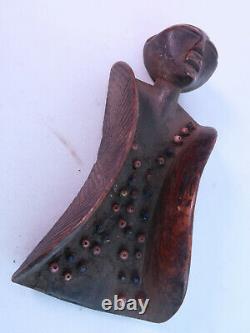 African tribal art lukasa memory board, from the Luba tribe, D. R. Congo