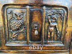 An Antique Wooden Carved Oak 4 Bedroom Set From Actress Lupe Velez