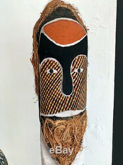 An Australian Aboriginal Primordial Ancestor Couple Statue From Tiwi Island