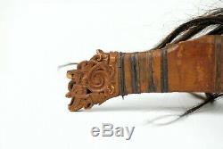 An Old Dayak Kenya Mandau Parang Ilang sword from Borneo Kalimantan early 20th c
