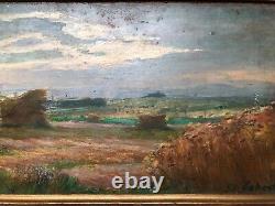 An original framed antique painting from Czech republic painted on 1952 (wooden)