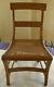 Andy Rooney's Tiger Maple Wicker Chair, C. 1900 (personally Bought From Estate)