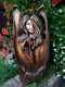 Angel Figure Carved From Solid Linden Wood Handmade Wooden Sculpture 26/66 Cm