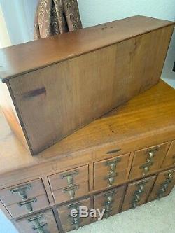 Antique 13 Drawer Spice Cabinet/Box/Apothecary/Chest Fresh From Local Estate