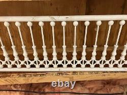 Antique 1890s decorative wooden fretwork, 12 in high, approx 8 ft long. 5 avail