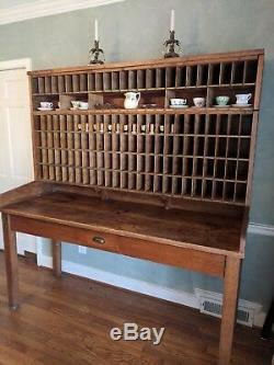 Antique 1929 Post Office Sorter Table from CT 76 tall 71 wide Local Pickup