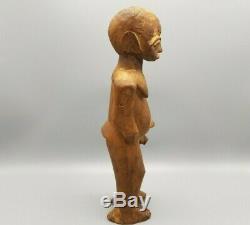 Antique African Fetish Figure Statue Carved Wood Effigy Doll From NYC Gallery