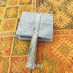 Antique Al-Qurashan Moroccan wool combing Handmade tool from the 1950s