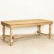 Antique Bleached Oak Dining Table From France Refectory Table