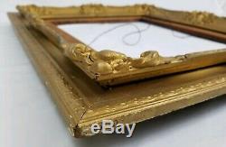 Antique Carved Wood Gilt Gesso Picture Frame Victorian From 1919 27 x 31