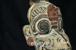 Antique Carved Wood Mask from Irian Jaya Province of Indonesia / New Guinea