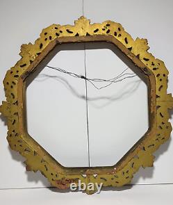 Antique Carved Wood Picture / Mirror Frame 31 x 31 From 1943