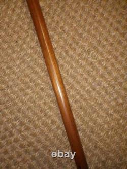 Antique Cherry Wood Presentation Walking Stick/Cane'To H. H From Winnie