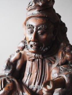 Antique Chinese root wood carving sculpture from the QING DYNASTY 19th century