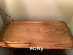 Antique Dough Box Chest Primative Handmade Dovetail Joints From The 1800's