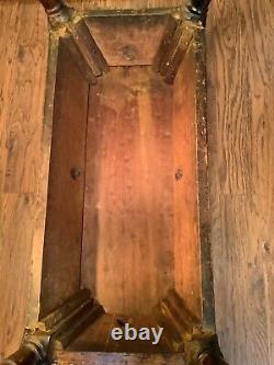 Antique Dough Box Chest Primative Handmade Dovetail Joints From The 1800's
