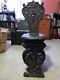 Antique Fantastic Carved Sgabello Chair With Elements From 16th 17th 19th Century