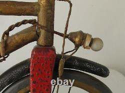 Antique Folk Art Handmade Wood Bicycle from Pottstown Pa. C. 1930