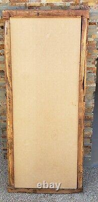Antique Hand Carved Wooden Full Length Floor Mirror From MOROCCO 62.5 x 27 3/8