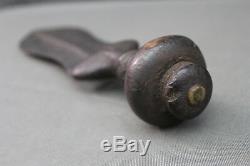 Antique Ikul ceremonial short sword from Kuba tribe Congo 19th