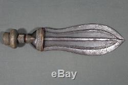 Antique Ikul ceremonial short sword from Kuba tribe Congo 1st half 20th