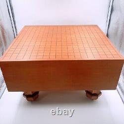 Antique Japanese Wooden Go-board IGO Goban Go Stone&Lacquer Bowl Case from Japan