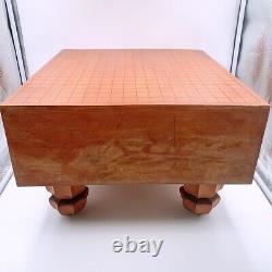 Antique Japanese Wooden Go-board IGO Goban Go Stone&Lacquer Bowl Case from Japan