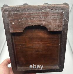 Antique Japanese Zenibako Money Box From The Meiji Period With Iron Lock/Key