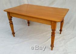 Antique Kauri Wood Kitchen Table From New Zealand