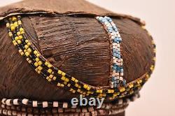 Antique Kuba Bwoom Mwaash Tribal Helmet Mask from the DRC Congo VTG