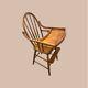 Antique Late 1800s Wood High Chair From Phoenix Chair Company