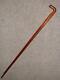 Antique Military Gents Walking Stick/cane Made From Propeller Wood 89cm