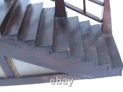 Antique Miniature or Model Stairway made from Wood Cigar Boxes