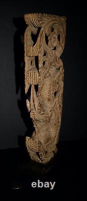 Antique Mounted Wood Carving from Thailand