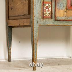 Antique Original Hand Painted Small Sideboard or Side Table from Sweden