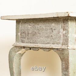Antique Original Painted Gustavian Side Table from Sweden