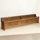 Antique Original Painted Long Bench With Storage From Romania