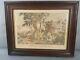 Antique Original Print From Currier And Ives American Country Life Wood Frame
