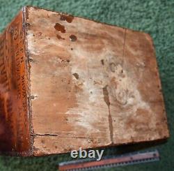 Antique P. H. Hays Hair Health Dovetailed Box from Newark, NJ