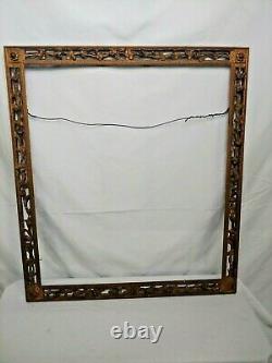 Antique Picture Frame Hand Carved Hand Gilt from Early 19th Century