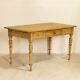 Antique Pine Kitchen Table Writing Desk From Denmark